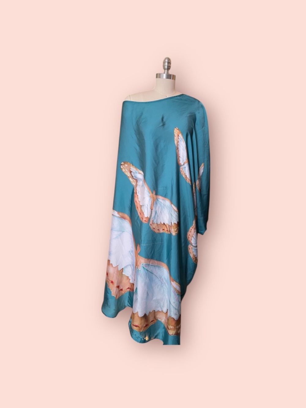 One Shoulder Butterfly Caftan